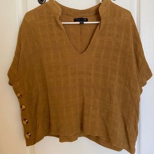 Mustard Yellow Loose Fitting Top